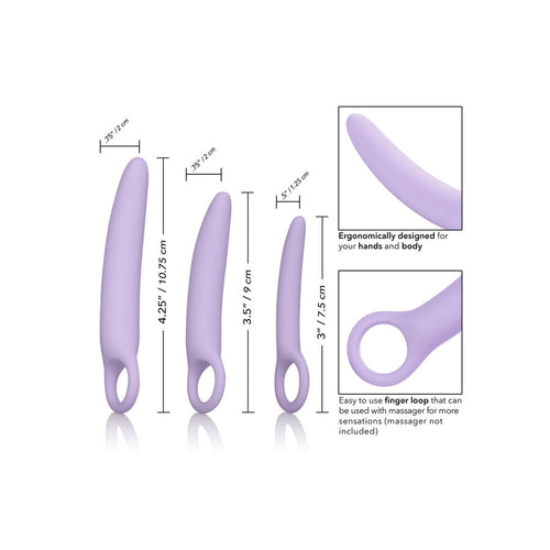 CALEXOTICS - DR LAURA BERMAN ALENA CONJUNTO DE 3 DILATADORES DE SILICONE