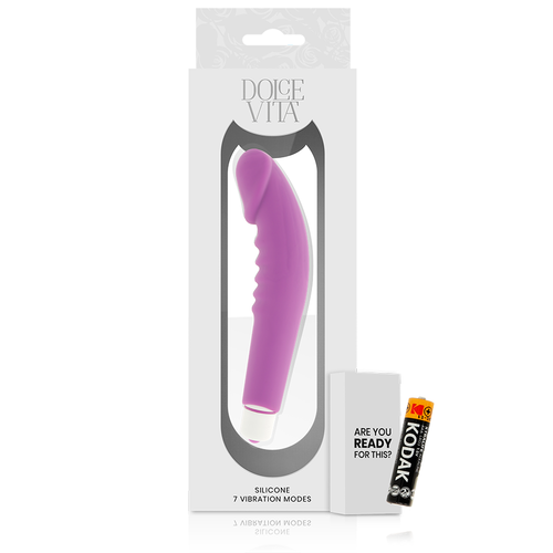 DOLCE VITA - REALISTIC PLEASURE PURPLE SILICONE