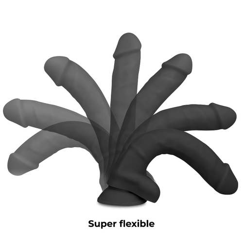 COCK MILLER - DENSIDADE DE SILICONE COCKSIL ARTICULVEL PRETO 13 CM