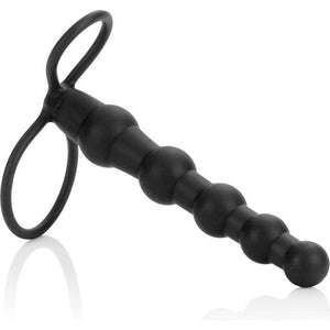 CALEXOTICS - BEADED DUPLO PENETRADOR PRETO