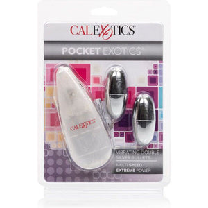 CALEXOTICS - BALAS VIBRATÓRIAS PRATA DUO