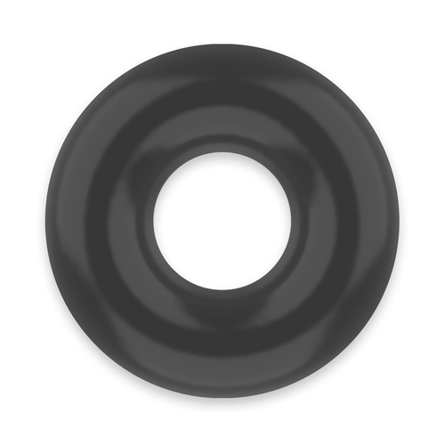 POWERING - ANEL PARA O PÉNIS SUPER FLEXÍVEL E RESISTENTE 4,5 CM PRETO