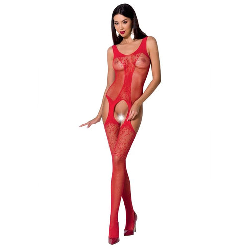 PASSION - WOMAN BS072 BODYSTOCKING TAMANHO ÚNICO PRETO