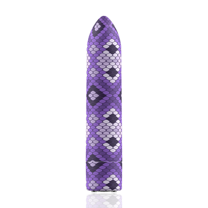 CUSTOM BULLETS - RECHARGEABLE SNAKE PURPLE MAGNETIC BULLET 10V