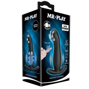 MR PLAY - MASSAGEADOR DE PRÓSTATA PRETO RECARREGVEL