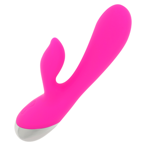 OHMAMA - VIBRADOR COM COELHO 10 MODOS DE VIBRAÇÃO 19 CM