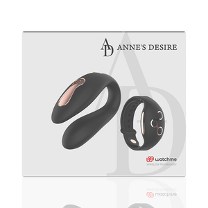 ANNE'S DESIRE - DUAL PLEASURE TECNOLOG A WATCHME PRETO/OURO