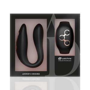 ANNE'S DESIRE - DUAL PLEASURE TECNOLOG A WATCHME PRETO/OURO