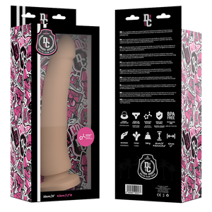 DELTA CLUB - TOYS DILDO MÉDICO NATURAL SILICONE 23 CM -O- 4.5 CM