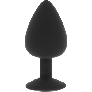 OHMAMA - PLUG ANAL DE SILICONE DIAMANTE TAMANHO S 7 CM