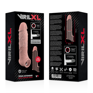 VIRILXL - EXTENSÃO DE PÊNIS NATURAL DE SILICONE LÍQUIDO V9