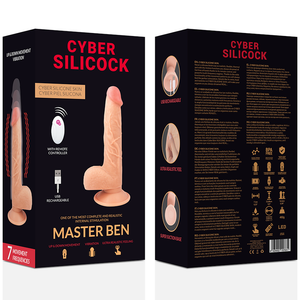 CYBER SILICOCK - CONTROLE REMOTO REALÍSTICO MASTER BEN 23.88 CM -O- 4.3 CM