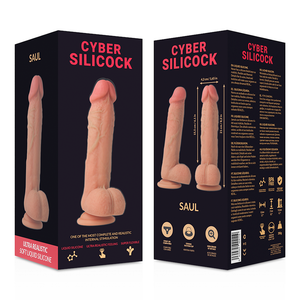 CYBER SILICOCK - SAUL ULTRA REALISTIC SOFT LIQUID SILICONE 21 CM -O- 4.2 CM