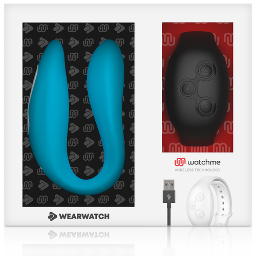 WEARWATCH - VIBRADOR DE TECNOLOGIA DUAL WATCHME INDIGO / JET