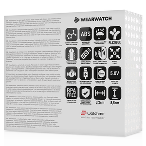 WEARWATCH - VIBRADOR WATCHME DE TECNOLOGIA DUPLA ÁGUA DO MAR / NEVE