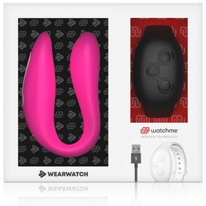 WEARWATCH - VIBRADOR WATCHME DUAL TECHNOLOGY FÚCSIA/AZABACHE