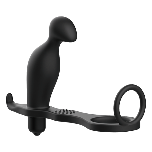 ADDICTED TOYS - PLUG ANAL - COM ANEL DE SILICONE PRETO 12 CM