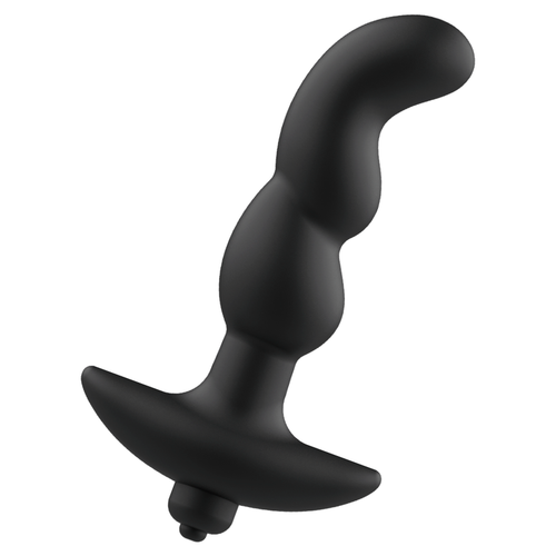 ADDICTED TOYS - MASSAGER ANAL COM VIBRAO PRETA MODELO 2